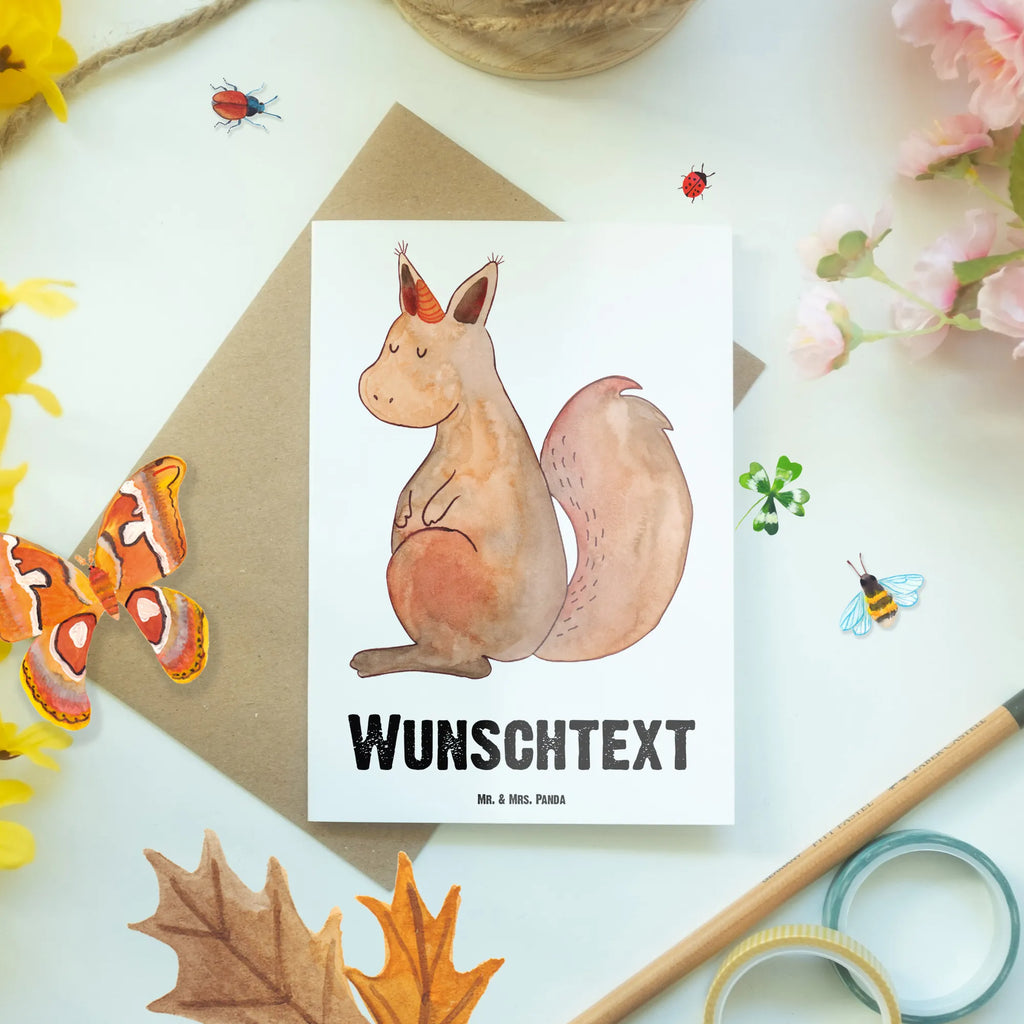 Spersonalizowana kartka z życzeniami Jednorożec wiara Jednorożec, jednorożce, dekoracje jednorożca, jednorożec