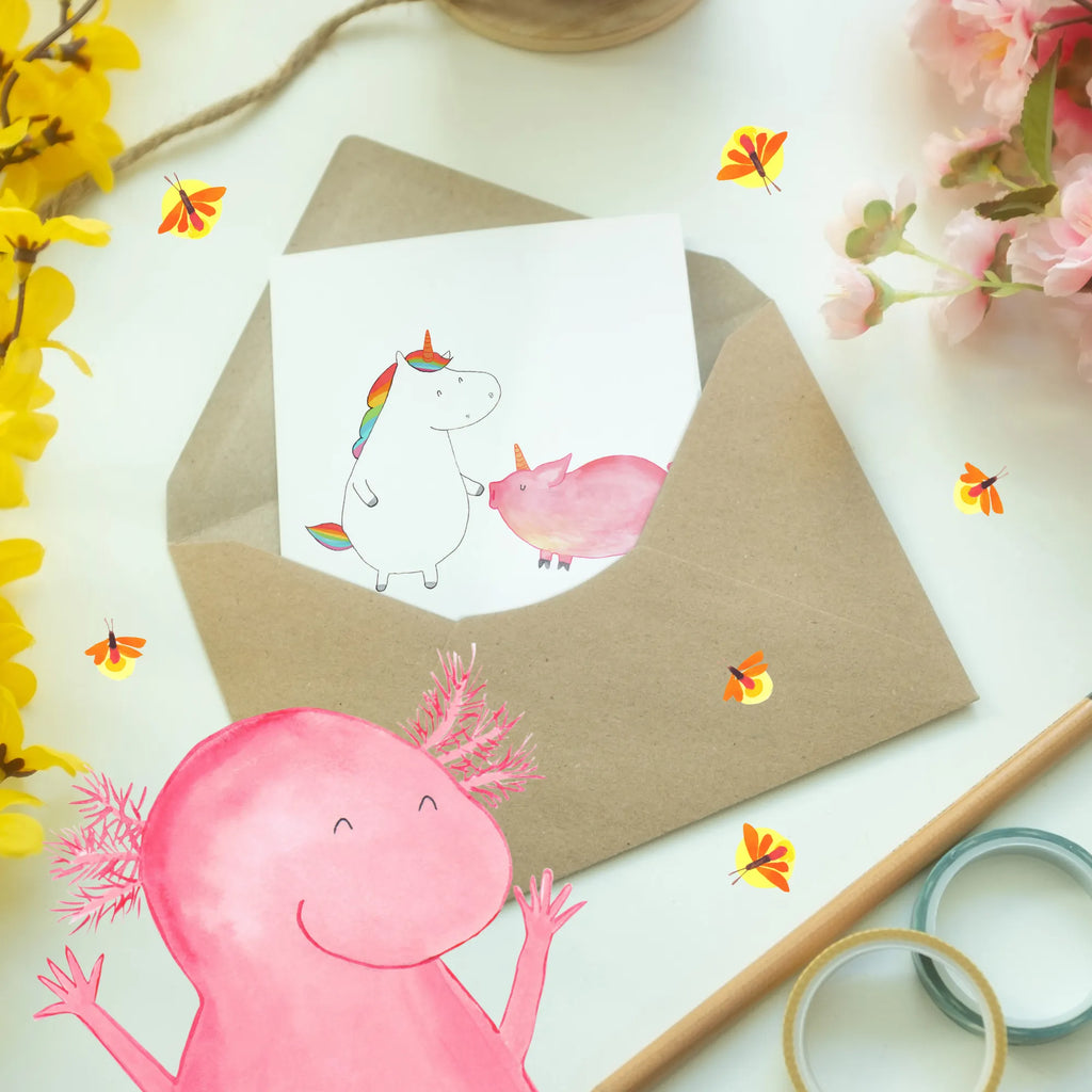 Personalised greetings card unicorn Pig unicorn, unicorns, Friendship, Pighorn, Pig, funny, girlfriend gift, piggycorn, Pigcorn, Unicorn, piggy, girlfriend present