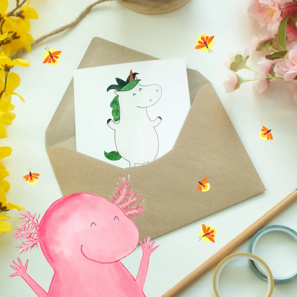 Personalised greetings card unicorn joker unicorn, unicorns, Unicorn, Court Jester, Middle Ages, Juggler, Punch