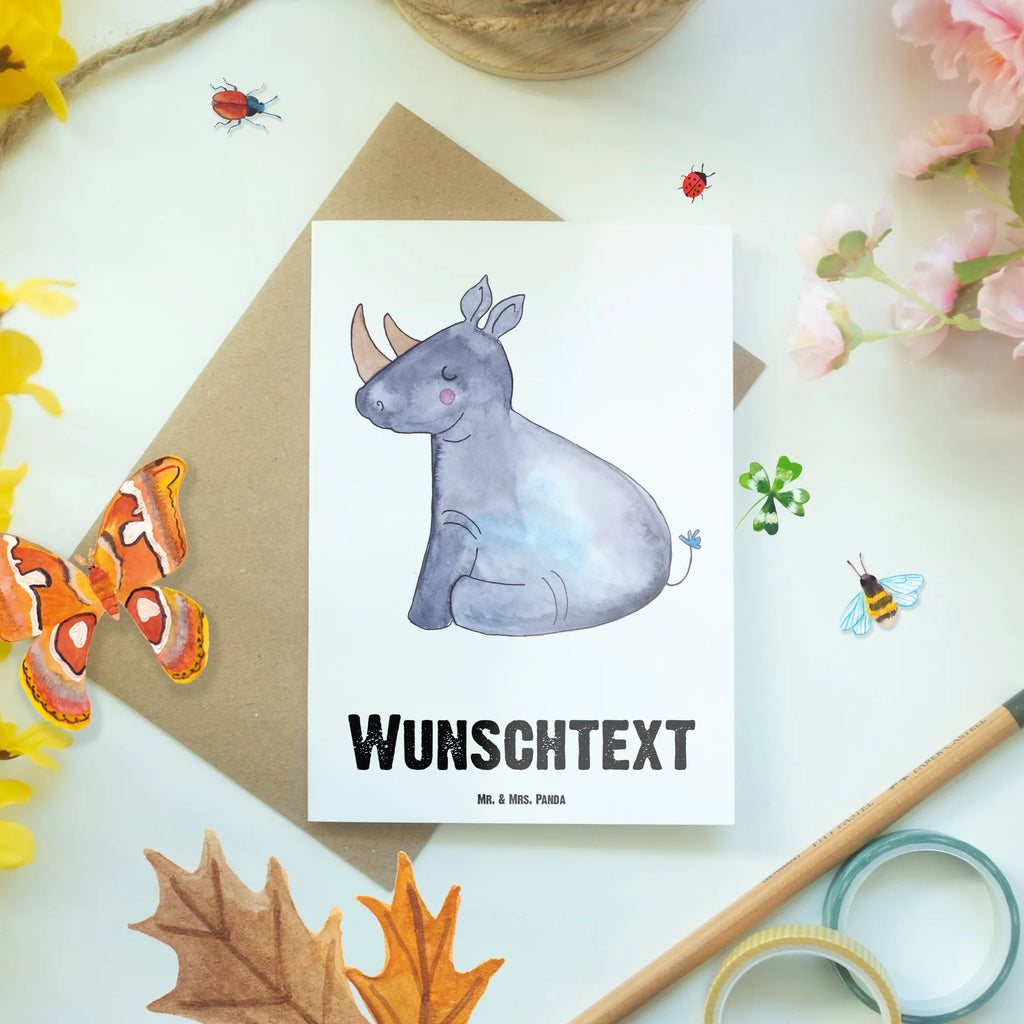 Personalised greetings card unicorn rhino unicorn, unicorns, rainbow, unicornpower, zoo, funny, unicorn saying, Unicorn, funny saying, rhino, rhinoceros, glitter, witty, unicorn love