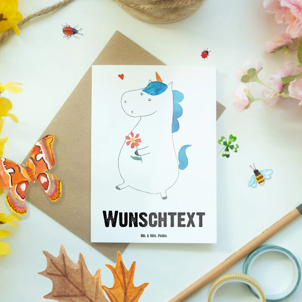 Personalised greetings card unicorn Stroll unicorn, unicorns, Mother, Good Luck, Unicorn, Motivation, Glitter, Walk, bff gift, Sister, Joy, Girlfriend present, Flowers