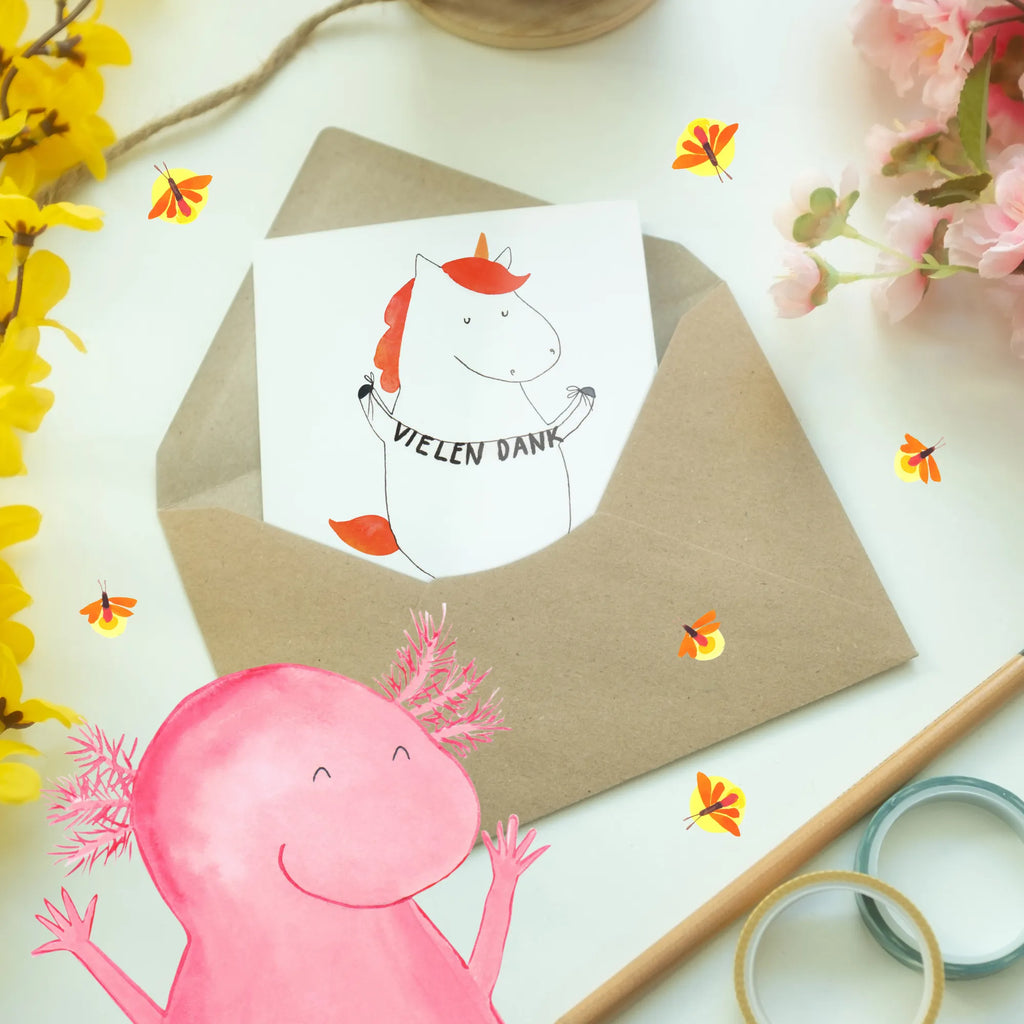 Personalised greetings card unicorn Thank you very much unicorn, unicorns, Thank you present, thanksgiving, thanks, thank you gift, thank you