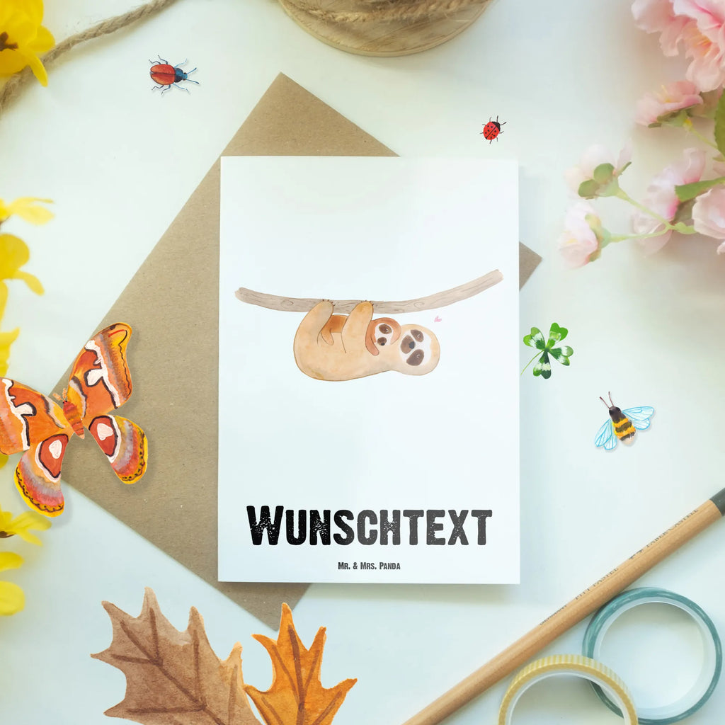 Personalised greetings card sloth child Sloth, sloth, trend animal, child, birth, mother, mom, love, baby