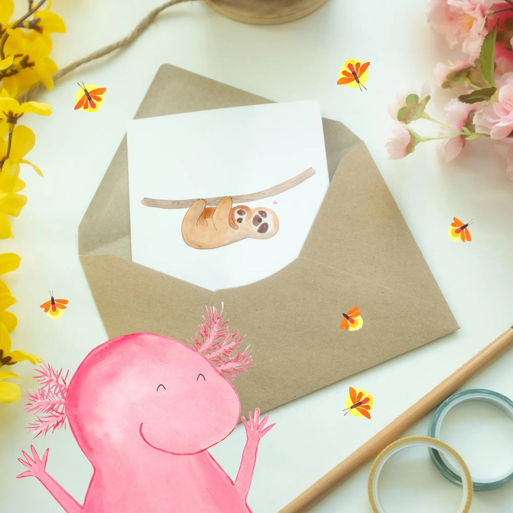 Personalised greetings card sloth child Sloth, sloth, trend animal, child, birth, mother, mom, love, baby