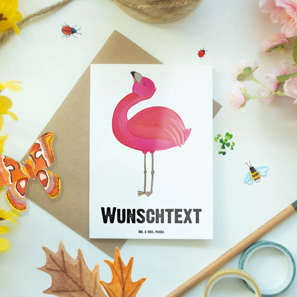 Personalisierte Grußkarte Flamingo stolz Grußkarte als Geldgeschenk, Personalisiertere Klappkarte, Personalisierte Grußkarte, Grußkarte mit persönlichen Nachrichten, Personalisierte Hochzeitskarte, Personalisierte Einladungskarte, Personalisierte Geburtstagskarte, Grußkarten personalisiert, Personalisierte Glückwunschkarte, Grußkarte selber drucken, Grußkarte selbst gestalten, Grußkarte mit Namen, Personalisierte Karte, Flamingo, Tochter, Mama, stolz, Selbstliebe, Selbstakzeptanz, Freude, Schwester, beste Freundin, Freundin