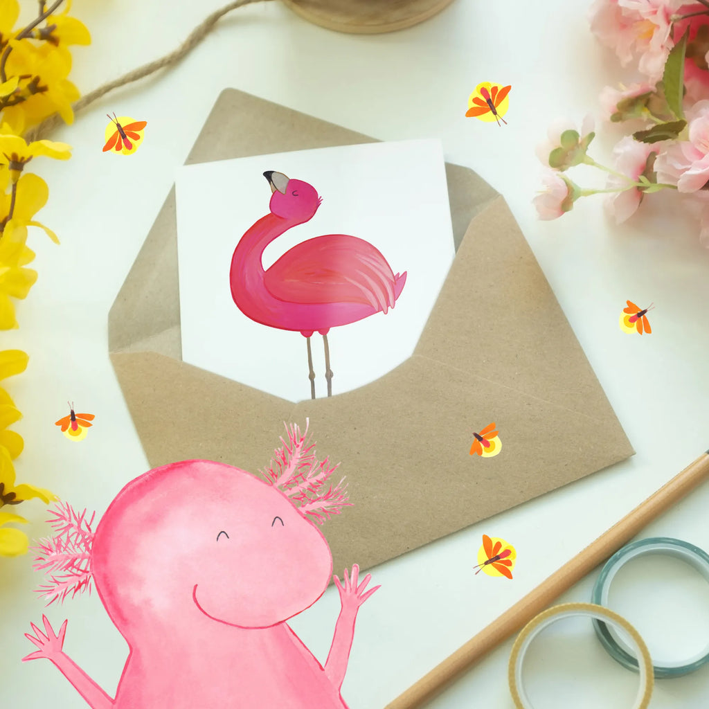 Personalisierte Grußkarte Flamingo stolz Grußkarte als Geldgeschenk, Personalisiertere Klappkarte, Personalisierte Grußkarte, Grußkarte mit persönlichen Nachrichten, Personalisierte Hochzeitskarte, Personalisierte Einladungskarte, Personalisierte Geburtstagskarte, Grußkarten personalisiert, Personalisierte Glückwunschkarte, Grußkarte selber drucken, Grußkarte selbst gestalten, Grußkarte mit Namen, Personalisierte Karte, Flamingo, Tochter, Mama, stolz, Selbstliebe, Selbstakzeptanz, Freude, Schwester, beste Freundin, Freundin