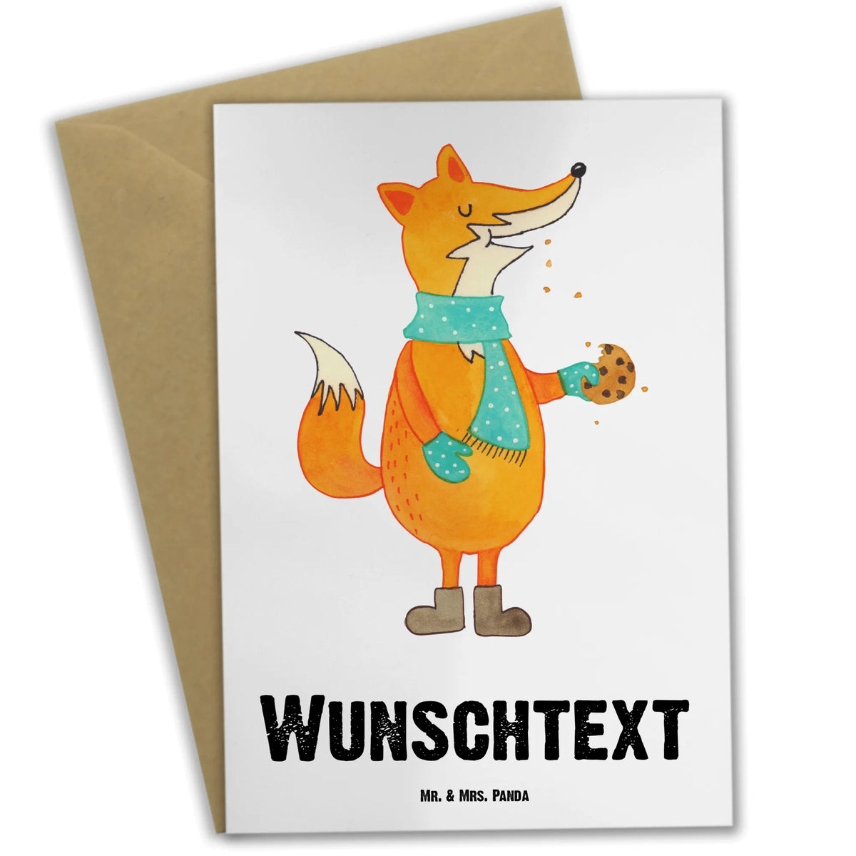 Personalisierte Grußkarte Fuchs Keks Personalisierte Klappkarte, Personalisierte Grußkarte, Grußkarte personalisierbar, individuelle grußkarte, Grußkarten Personalisiert, grußkarte personalisiert, Personalisierte Karte, Fuchs, Küche Deko, Weihnachtszeit, Winter, Backen Spruch, Füchse, Plätzchen, Liebe, Kekse