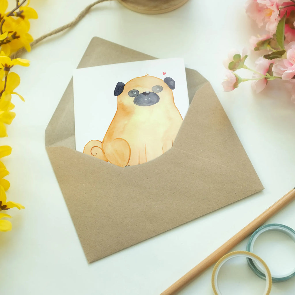 Personalised greetings card Pug dog, mutt, hound, woof, dog mama, dog breed, love dogs, love for dogs, dog decorative items, bag with dog print, funny gifts for dog owners, what do you give a dog lover, Christmas gifts for dogs, gifts for dogs, dog sayings, love, Pug, dog love