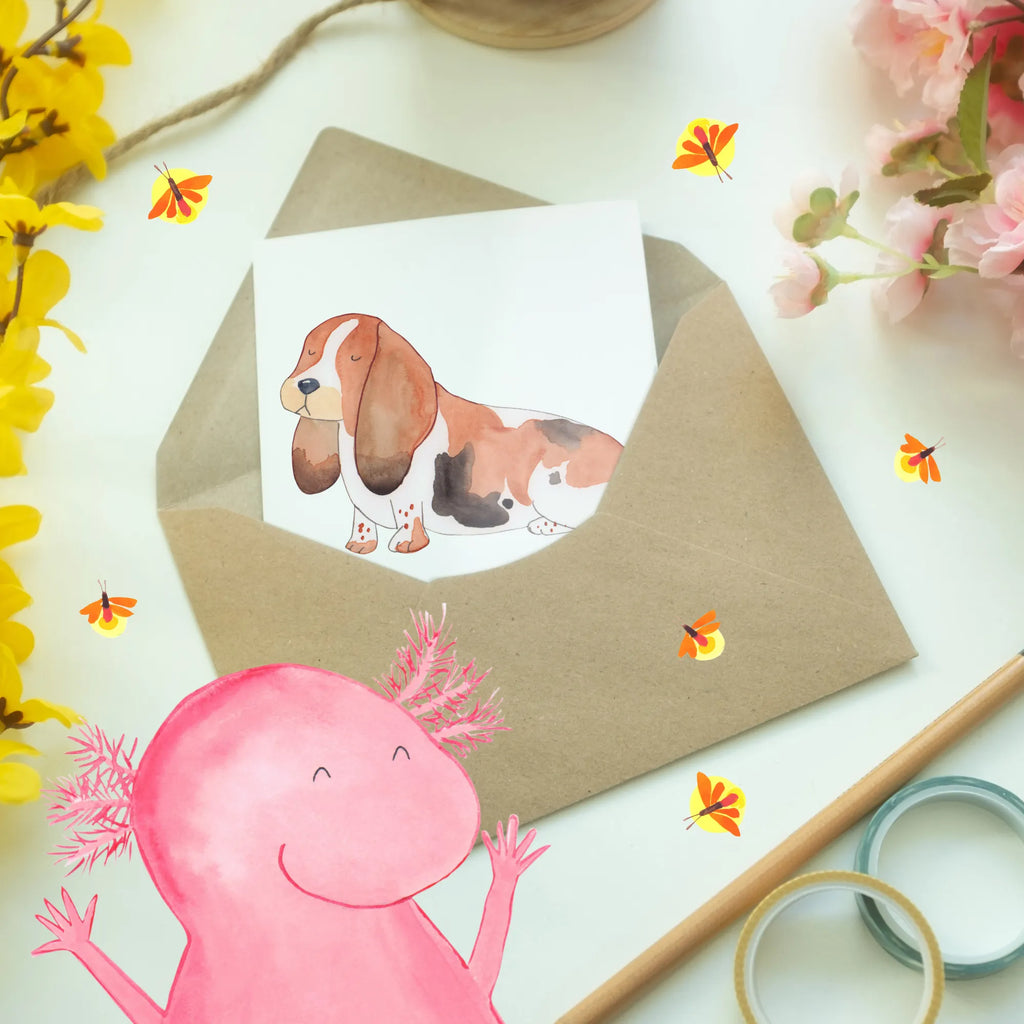 Personalised greetings card Dog Basset Hound dog, mutt, hound, woof, dog mama, dog breed, love dogs, love for dogs, dog decorative items, bag with dog print, funny gifts for dog owners, what do you give a dog lover, Christmas gifts for dogs, gifts for dogs, dog sayings, basset, basset hound, Dog, childless, dog love