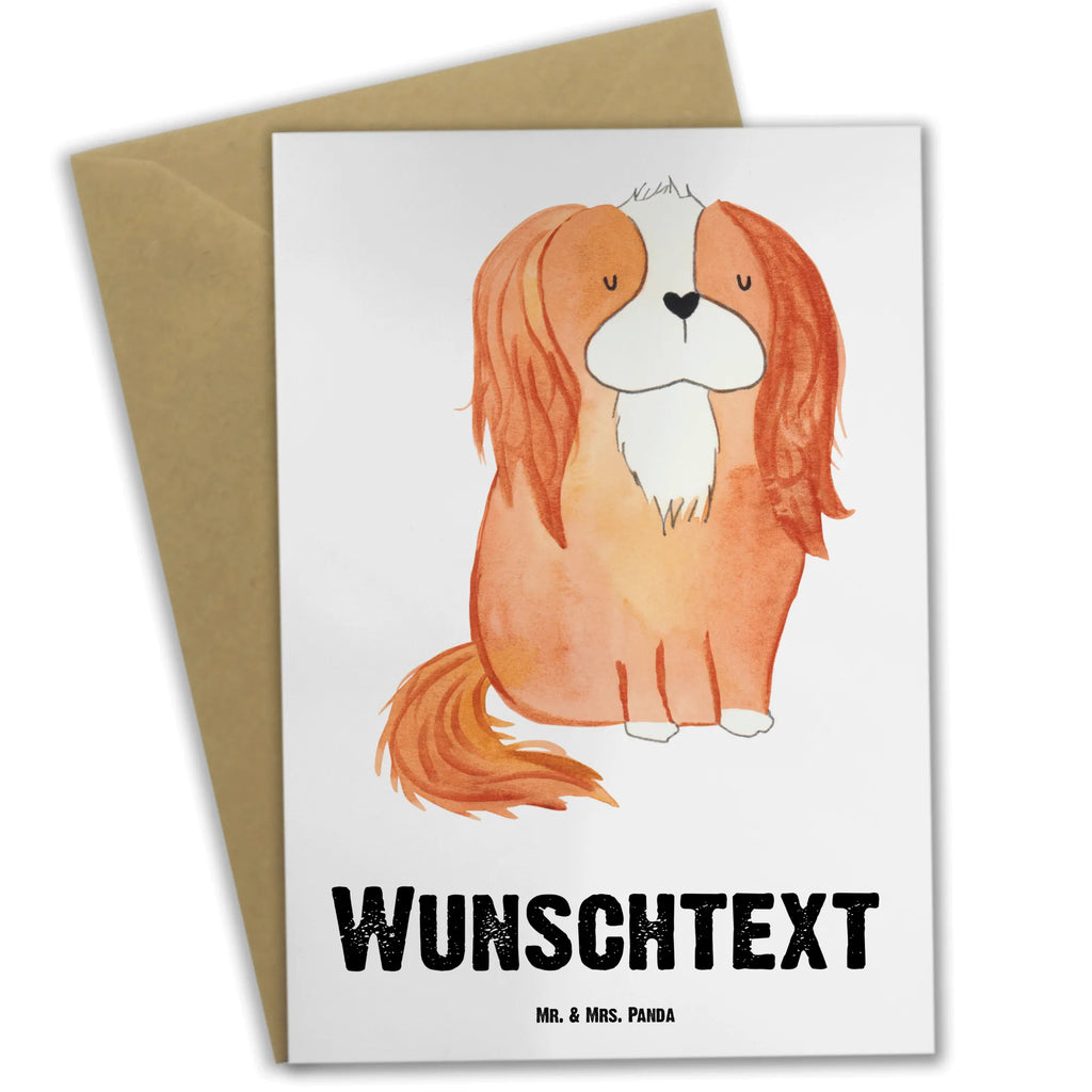 Spersonalizowana kartka z życzeniami pies Cavalier King Charles Spaniel Pies, motyw psa, zwierzę domowe, rasa psa, miłośnik zwierząt, właściciel psa, powiedzenia