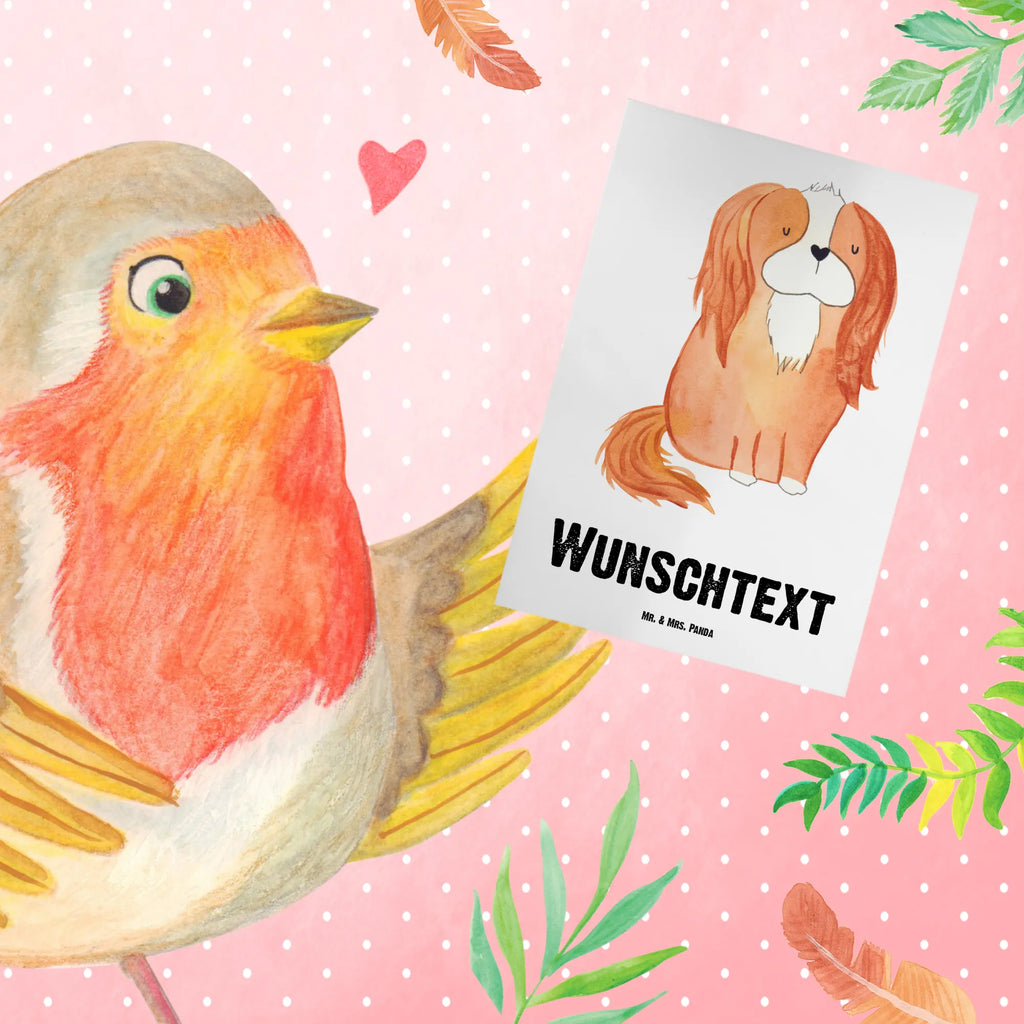 Spersonalizowana kartka z życzeniami pies Cavalier King Charles Spaniel Pies, motyw psa, zwierzę domowe, rasa psa, miłośnik zwierząt, właściciel psa, powiedzenia