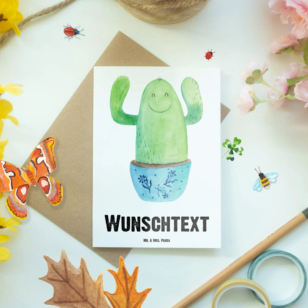 Spersonalizowana kartka z życzeniami kaktus Szczęśliwy Kaktus, Kaktusy