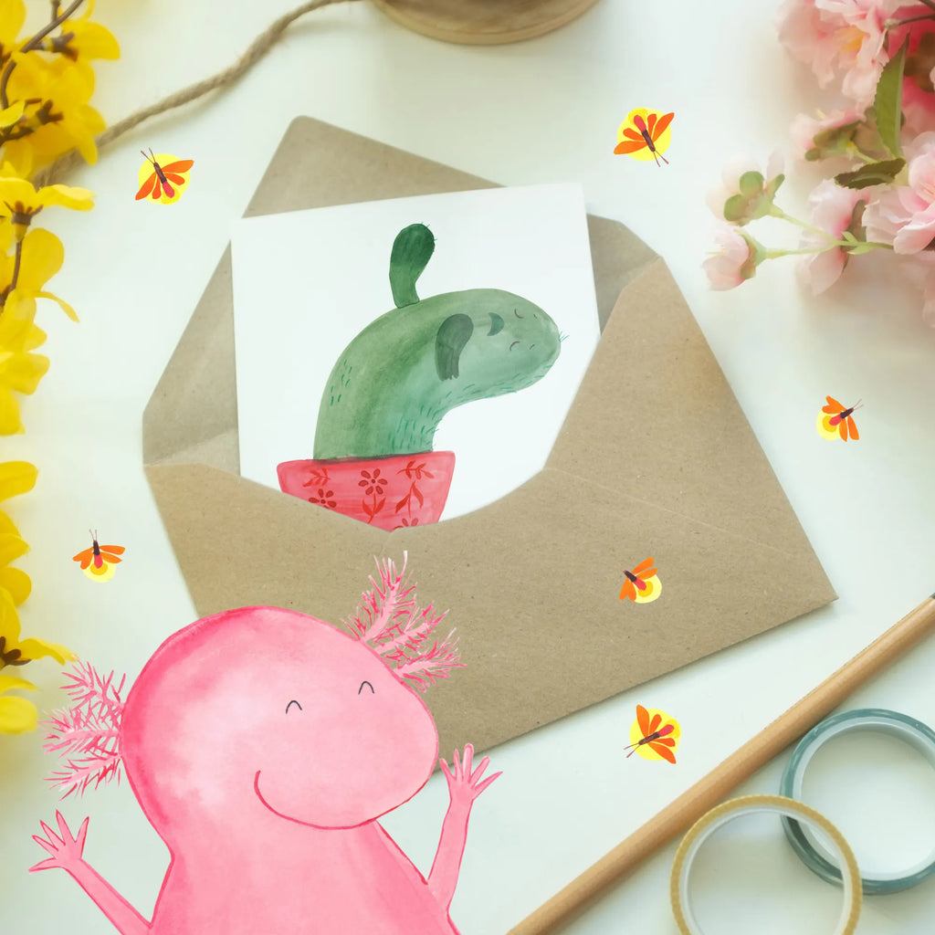 Personalised greetings card cactus mummy cactus, cactuses, plants, cactus plant, small green cactus, quota, school, cactus love, annoyance, office, cacti, office life, motivation