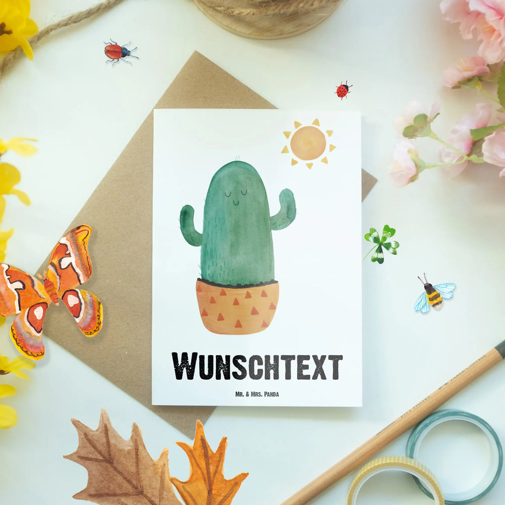 Spersonalizowana kartka z życzeniami Kaktus Słońce Kaktus, Kaktusy