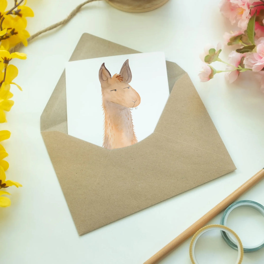 Personalised greetings card llama head Annoyed Llama, llama, alpaca, trendy animal, partner, being annoyed, lamas, office life, office, girlfriend, boss, lama, best friend, being right, apprentice