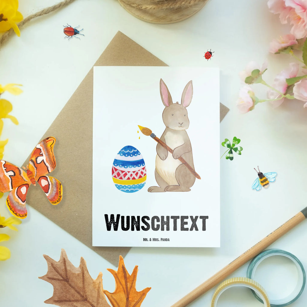 Personalisierte Grußkarte Hase Eier Malen Grußkarte als Geldgeschenk, Personalisierte Hochzeitskarte, Grußkarten personalisiert, Personalisierte Karte, Personalisierte Glückwunschkarte, Grußkarte mit persönlichen Nachrichten, Grußkarte selbst gestalten, Grußkarte mit Namen, Personalisierte Einladungskarte, Personalisierte Grußkarte, Personalisiertere Klappkarte, Personalisierte Geburtstagskarte, Grußkarte selber drucken, Ostern, Osterhase, Ostergeschenke, Osternest, Osterdeko, Geschenke zu Ostern, Ostern Geschenk, Ostergeschenke Kinder, Ostern Kinder, Ostergrüße, Kaninchen, Eiermalen, Osterei, Hase, Frohe Ostern, Osterblume, bemalte Ostereier