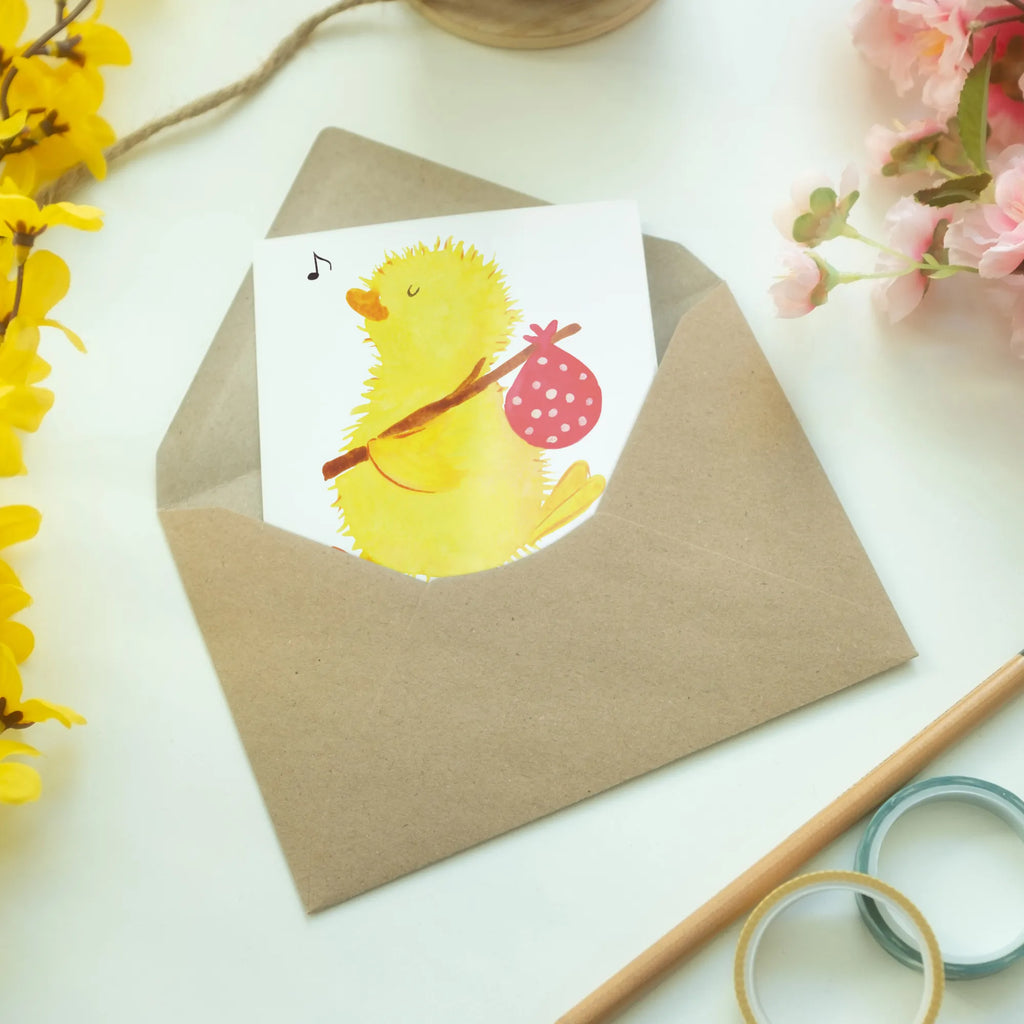 Spersonalizowana kartka z życzeniami pisklę Wędrówka Wielkanoc, zajączek wielkanocny, prezenty wielkanocne, gniazdo wielkanocne, dekoracje wielkanocne, prezenty na Wielkanoc, prezent wielkanocny, prezenty wielkanocne dla dzieci, Wielkanoc dla dzieci