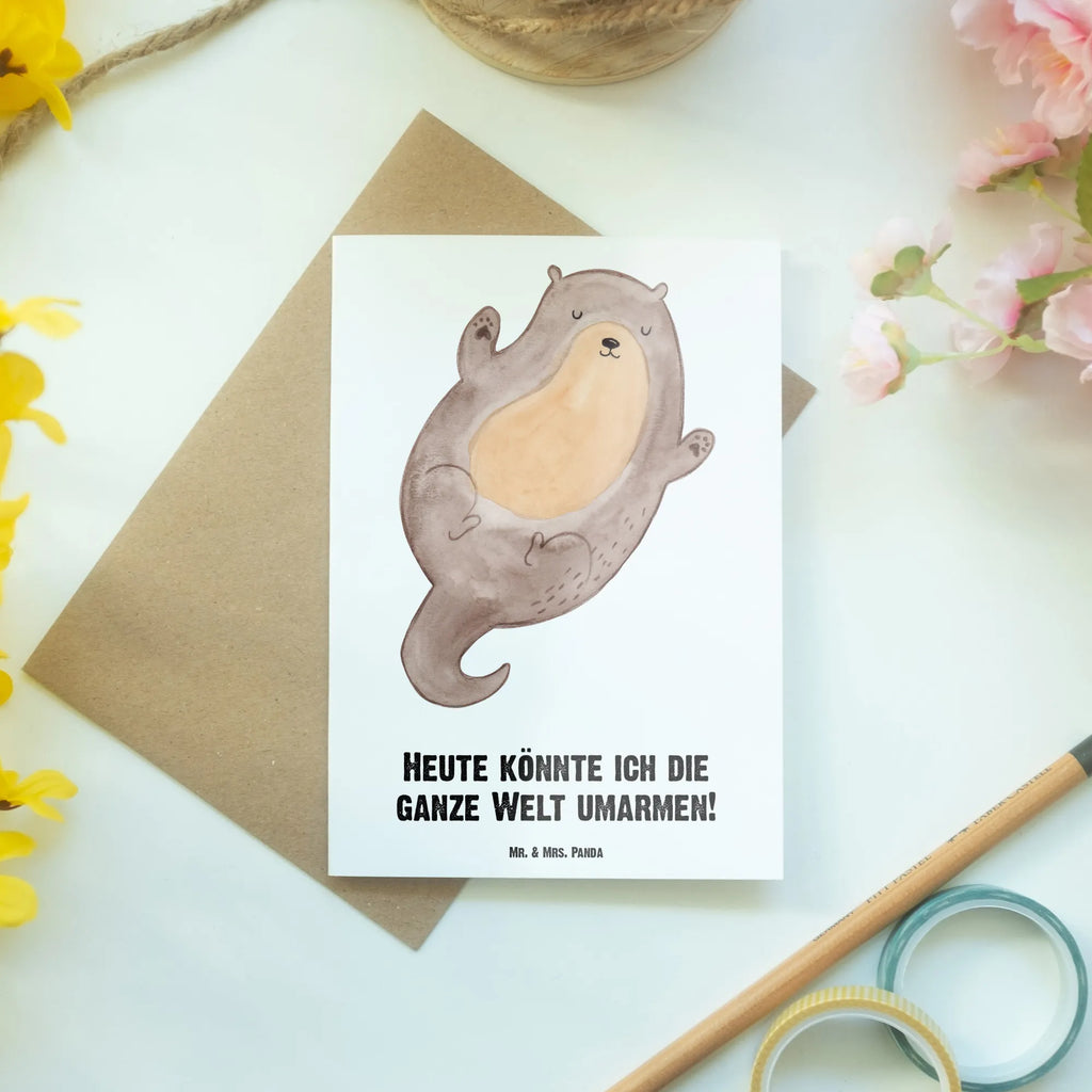 Personalisierte Grußkarte Otter Umarmen Personalisiertere Klappkarte, Personalisierte Glückwunschkarte, Grußkarte selber drucken, Grußkarte selbst gestalten, Grußkarte mit persönlichen Nachrichten, Personalisierte Grußkarte, Personalisierte Hochzeitskarte, Personalisierte Einladungskarte, Grußkarte mit Namen, Personalisierte Karte, Personalisierte Geburtstagskarte, Grußkarten personalisiert, Grußkarte als Geldgeschenk, Otter, Fischotter, Seeotter, Otter Seeotter See Otter