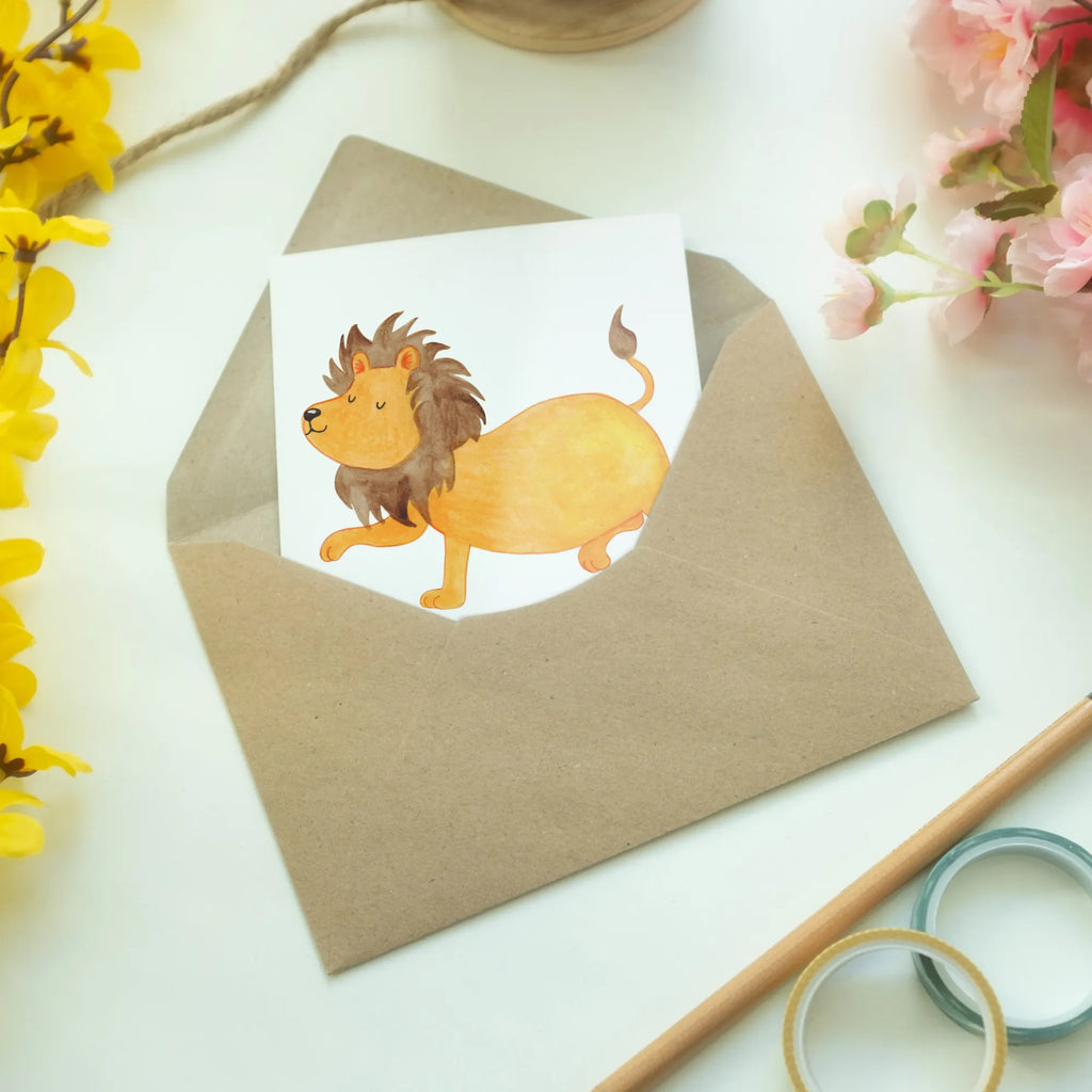 Personalised greetings card Star sign Lion constellations, birthdays, astrology, zodiac, date of birth, month of birth, birthday august, lion gift, king of animals, gift july, lion zodiac sign, birthday july, gift august