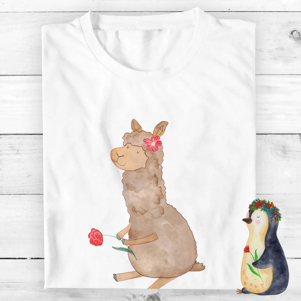 Personalisiertes T-Shirt Alpaka Blume T-Shirt mit Aufruck, Wunschtext, T-Shirt mit Namen, Bedrucken, T-Shirt Personalisiert, Alpaka, Lama, Lamas, Alpaka Witz, Alpaka Geschenk, Alpaka Dekor, Alpaka Dekoration, Motiv Alpaka, Blume, Alpaka Zitat, Alpaka Spruch