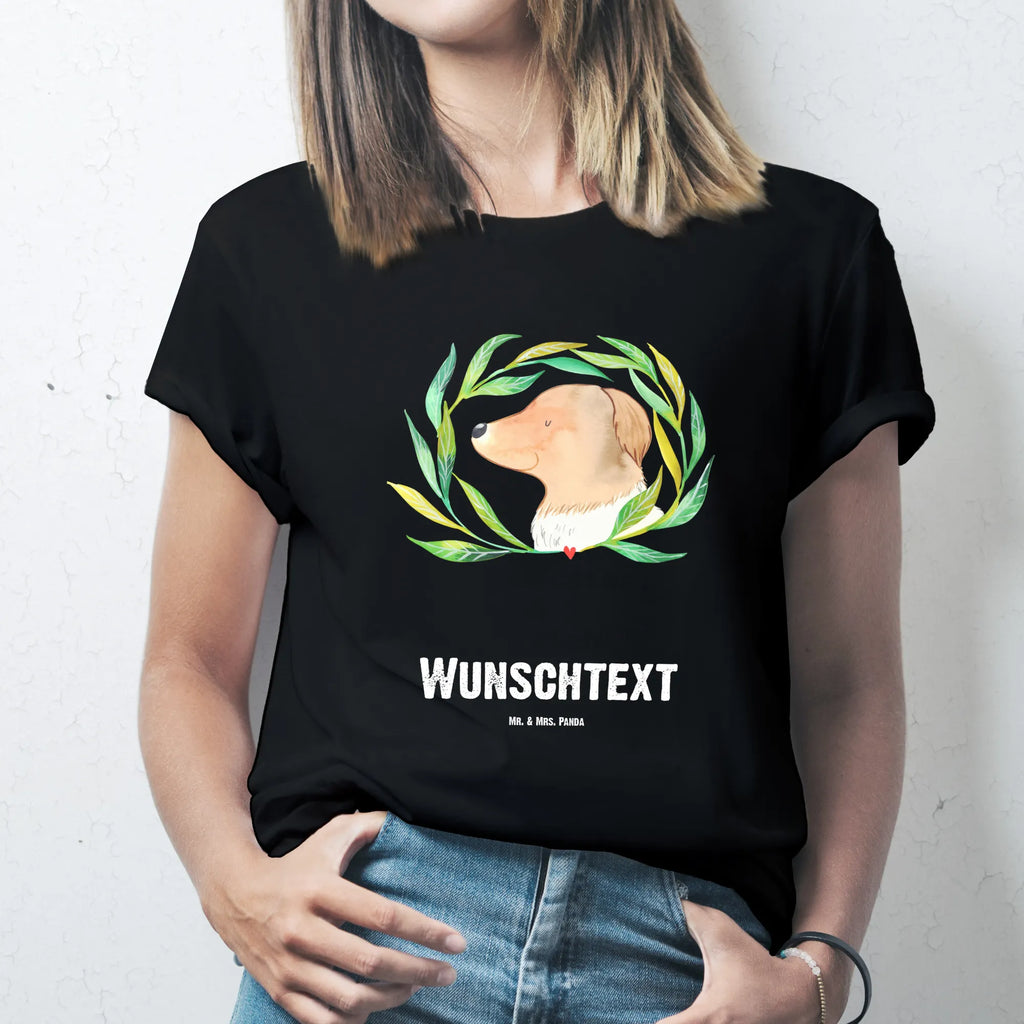 Rozmiar L Personalizowana koszulka pies kwiaty T-Shirt Personalisiert, Wunschtext, T-Shirt mit Namen, T-Shirt mit Aufruck, Bedrucken, Hundemotiv, Hund, Haustier, Tierliebhaber, Sprüche, Hunderasse, Hundebesitzer, Hundeglück, Therapie, Hundeliebe, Hunde, Selbsttherapie, Ranke