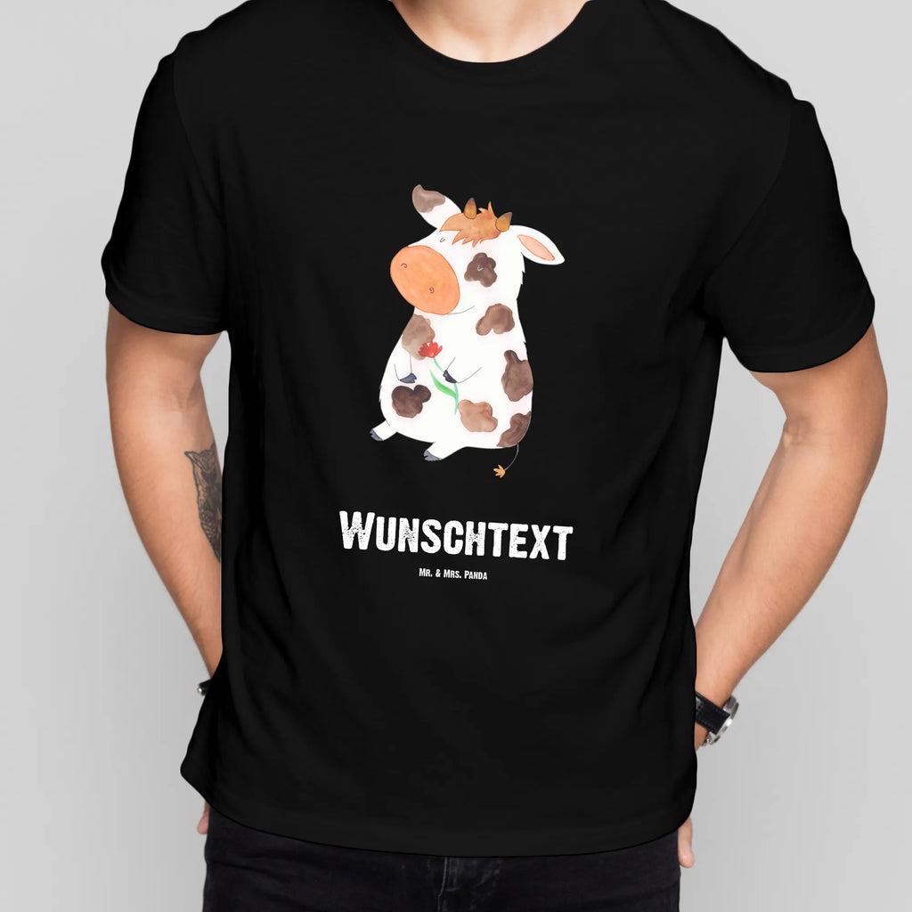 Personalised T-Shirt Cow Wunschtext, T-Shirt mit Aufruck, T-Shirt Personalisiert, T-Shirt mit Namen, Bedrucken, Landwirtin, Hoftiere, Bauernhof, Landwirt, Motivtion, Magie, Milch, Kuh, Träume, Kühe, Milchkuh, Spruch, Flausen, Hof