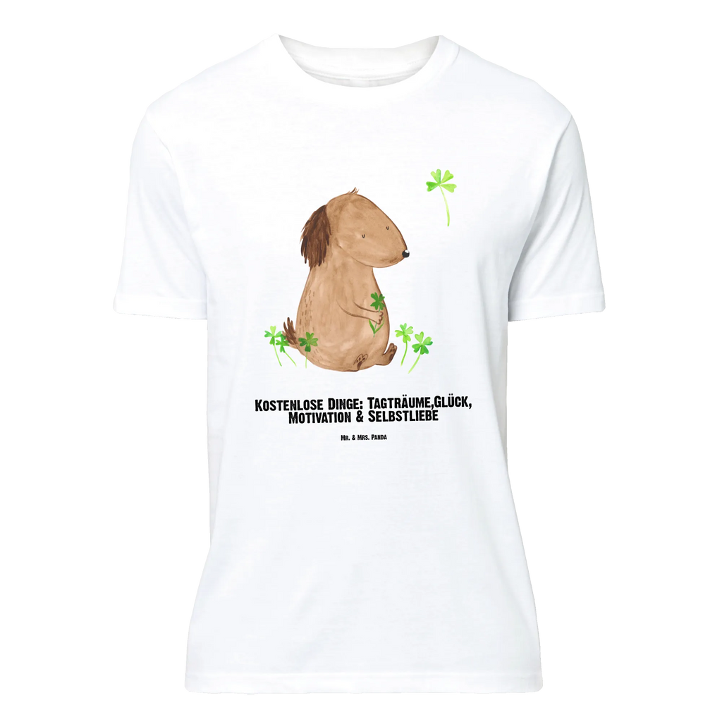 Personalised T-Shirt Dog shamrock T-Shirt mit Namen, T-Shirt mit Aufruck, Männer, Frauen, Wunschtext, Bedrucken, T-Shirt Personalisiert, Hundemotiv, Hund, Haustier, Tierliebhaber, Sprüche, Hunderasse, Hundebesitzer, Glück, Glücksbringer, Neuanfang, Tagträume, Kleeblatt, Motivation, Geschenk, Selbstliebe, Achtsamkeit