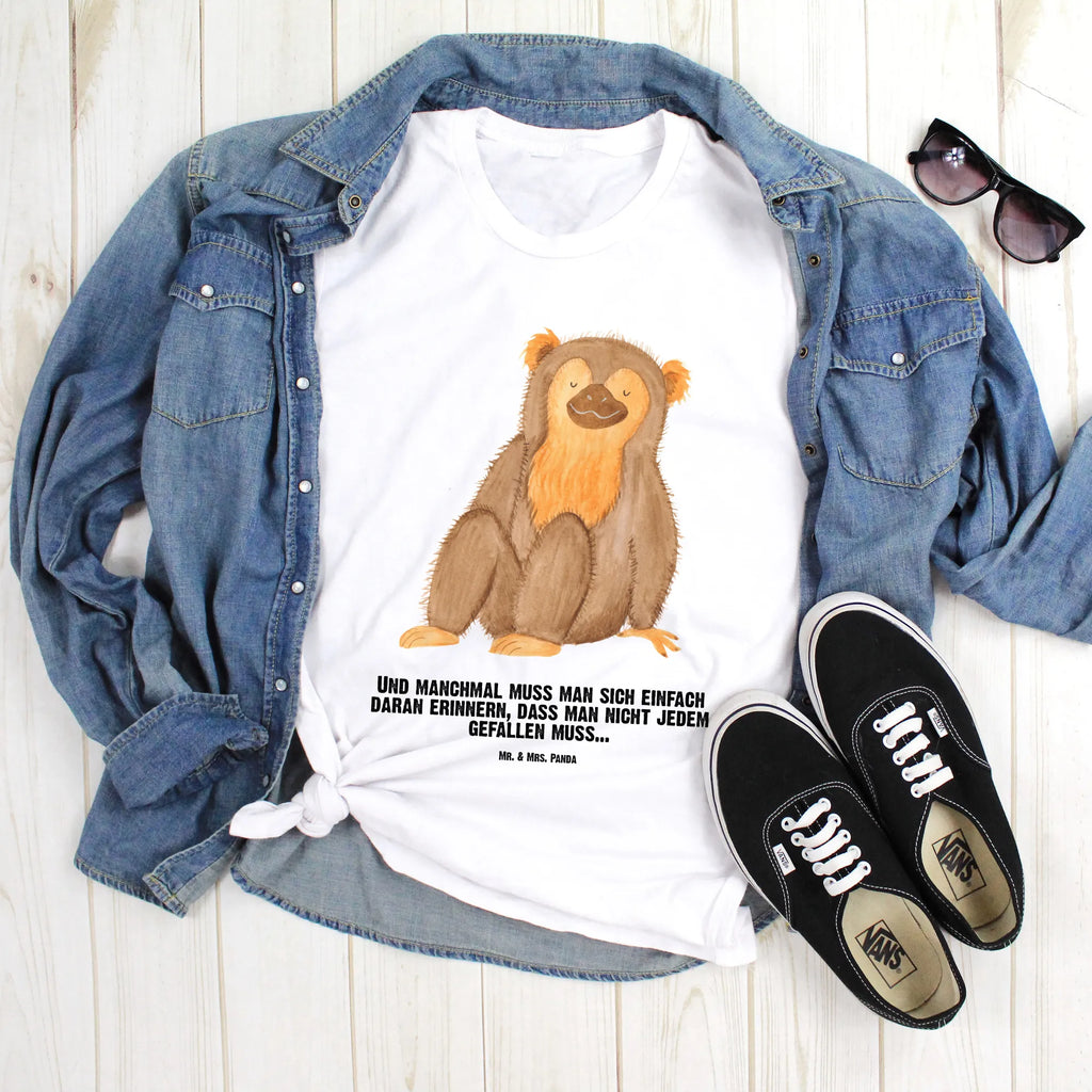 Personalised T-Shirt Monkey Bedrucken, T-Shirt mit Namen, T-Shirt Personalisiert, Wunschtext, T-Shirt mit Aufruck, Wildtiere, Afrika, Selbstliebe, Selbstachtung, Äffchen, Selbstbewusstsein, Motivation, Selfcare, Respekt, Liebe, Affen, Affe