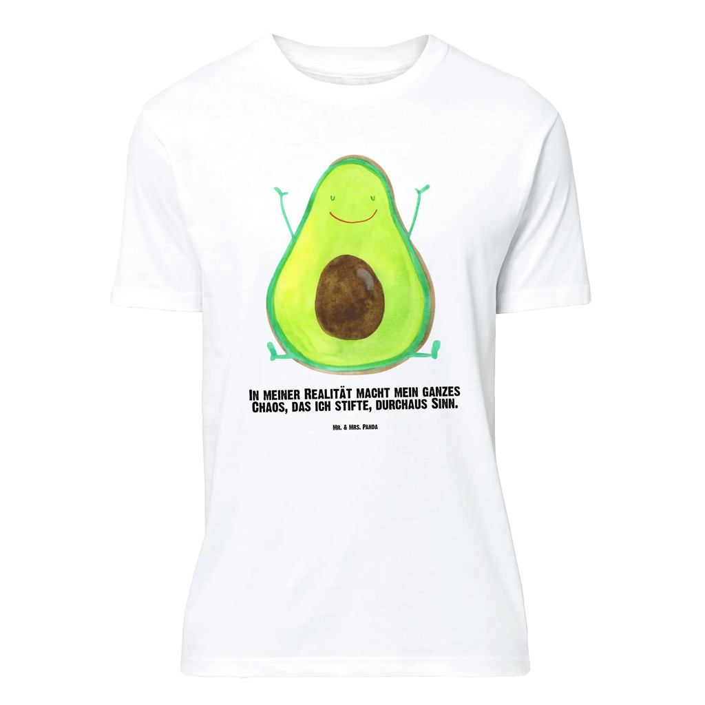 Personalisiertes T-Shirt Avocado Happy Bedrucken, T-Shirt mit Namen, Wunschtext, T-Shirt mit Aufruck, T-Shirt Personalisiert, Avocado, Veggie, Vegan, Gesund, Chaos