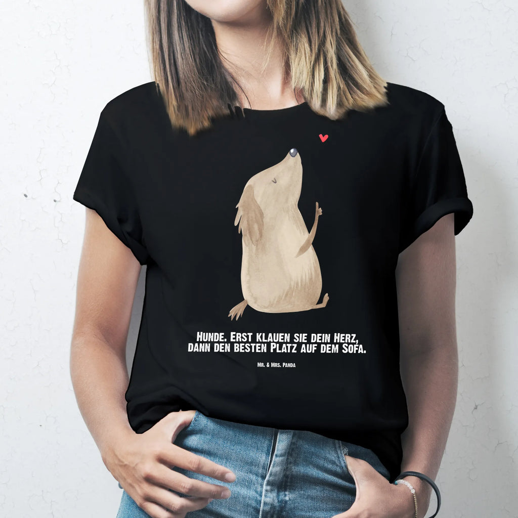 Personalisiertes T-Shirt Hund Liebe Bedrucken, T-Shirt mit Aufruck, Wunschtext, T-Shirt Personalisiert, T-Shirt mit Namen, Hundemotiv, Hund, Sprüche, Hunderasse, Hundebesitzer, Haustier, Tierliebhaber, Hunde, Hundeliebe, Frauchen, Liebe, Hundeglück