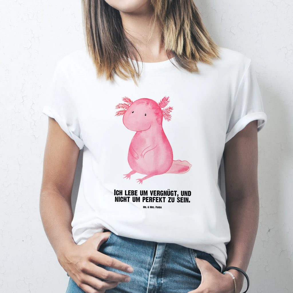 Rozmiar L Personalizowana koszulka aksolotl null T-Shirt Personalisiert, Wunschtext, T-Shirt mit Namen, T-Shirt mit Aufruck, Bedrucken, Molch, Axolotl, Freundin, Axolot, Lebensstil, Vergnügt, Fröhlich, Weisheit, Liebe, Lebensweisheit, Zufrieden