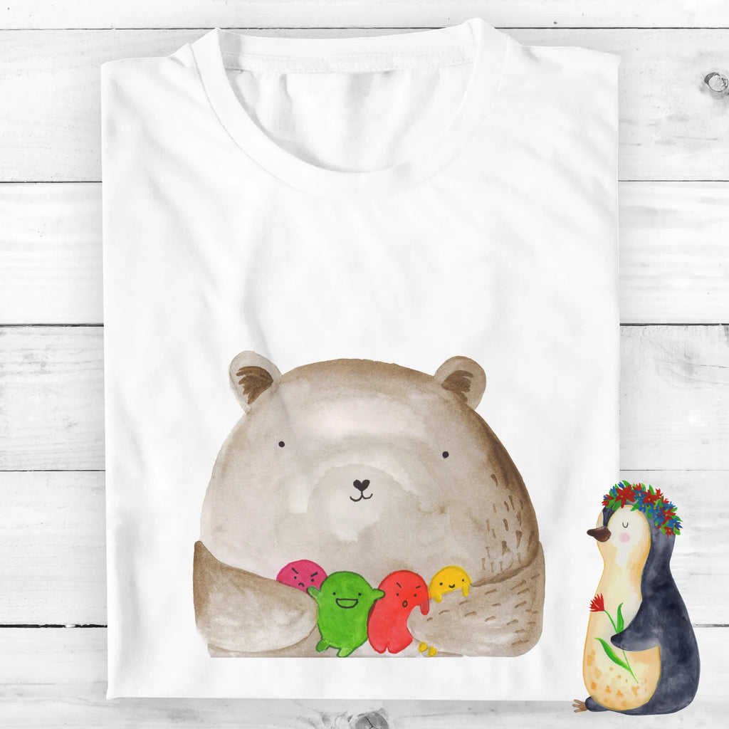Rozmiar L Personalizowana koszulka niedźwiedź uczucie Wunschtext, T-Shirt mit Namen, T-Shirt mit Aufruck, T-Shirt Personalisiert, Bedrucken, Teddybär, Teddy, Bär, Durchgedreht, Verrückt, Wahnsinn