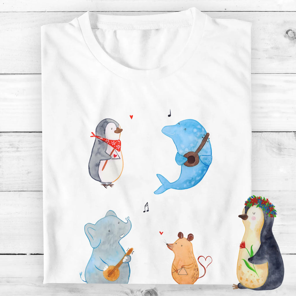 Personalisiertes T-Shirt Big Band Bedrucken, T-Shirt Personalisiert, T-Shirt mit Aufruck, T-Shirt mit Namen, Wunschtext, Lustige Sprüche, Gute Laune, Tiere, Tiermotive, Musikanten, Hund, Gitarre, Maus, Musik, Delfin, Elefant, Triangel, Pinguin, Band