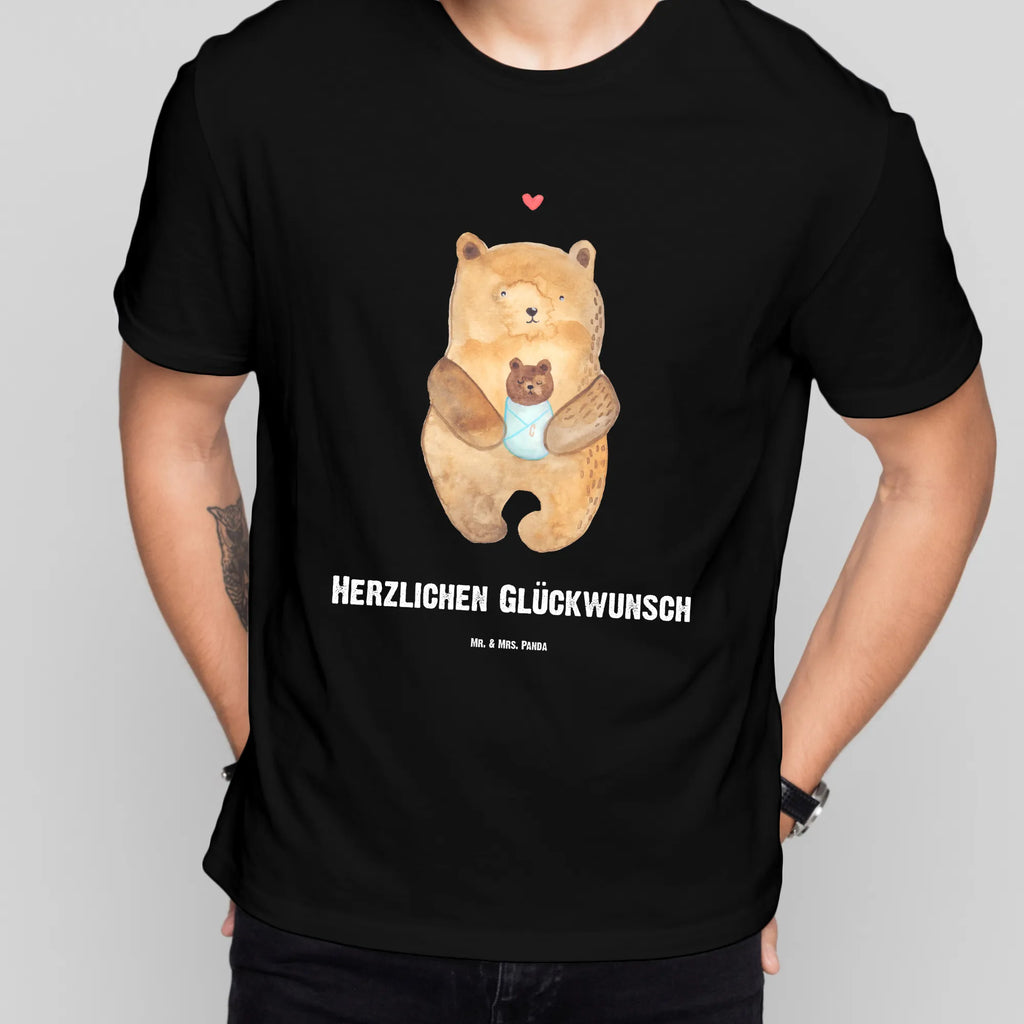 Rozmiar L Personalizowana koszulka Niedźwiedź Niemowlę Bedrucken, T-Shirt mit Namen, Wunschtext, T-Shirt Personalisiert, T-Shirt mit Aufruck, Teddybär, Teddy, Bär, Neffe, Geburt, Mutter, Enkel, Täufling, Glückwunsch, Taufe, Geburtstag, Nichte, Eltern, Enkelin, Baby