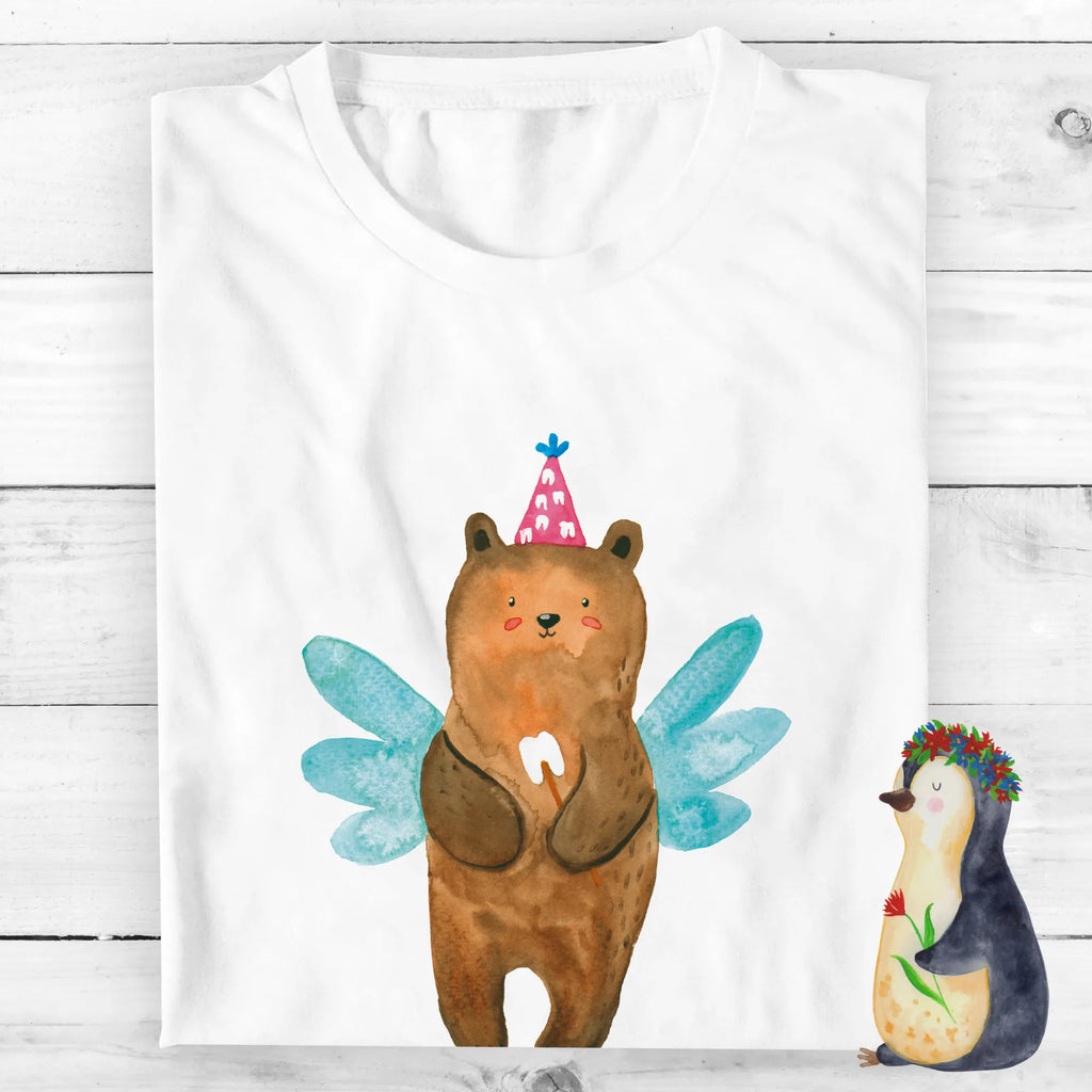 Personalisiertes T-Shirt Zahnfee Bär Wunschtext, T-Shirt mit Aufruck, T-Shirt mit Namen, T-Shirt Personalisiert, Bedrucken, Teddybär, Bär, Teddy, Zahnfee, Fee, Milchzahn, Erster Zahn
