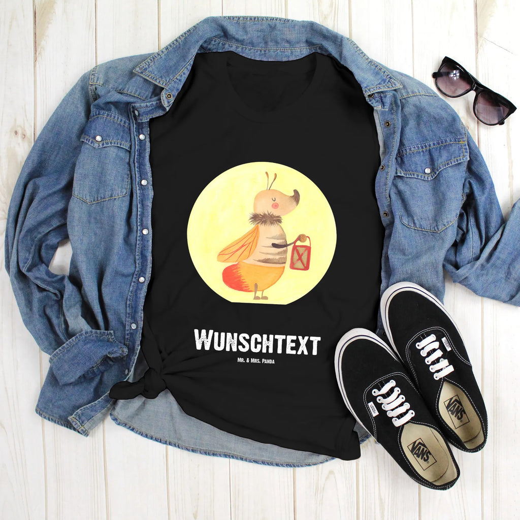 Personalised T-Shirt Firefly Bedrucken, T-Shirt Personalisiert, T-Shirt mit Namen, Männer, Frauen, Wunschtext, T-Shirt mit Aufruck, Tiermotive, Gute Laune, lustige Sprüche, Tiere, Verlobung, magisch, Glühwürmchen, Liebesbeweis, Liebesspruch, Falter, Glühwurm, Leuchten, Lieblingsmensch, Heiratsantrag, Jahrestag, Liebe