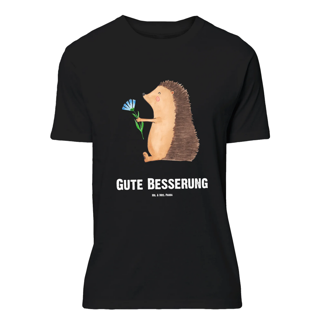 Rozmiar L Personalizowana koszulka jeż Kwiaty T-Shirt mit Namen, T-Shirt mit Aufruck, T-Shirt Personalisiert, Bedrucken, Wunschtext, Lustige Sprüche, Gute Laune, Tiere, Tiermotive, Gute Besserung, Besuch, Krankenhaus, krank, Krankheit, Genesungswünsche, Igel