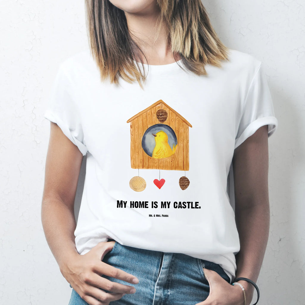 Rozmiar L Personalizowana koszulka ptak Dom Wunschtext, Bedrucken, T-Shirt mit Namen, T-Shirt Personalisiert, Frauen, Männer, T-Shirt mit Aufruck, lustige Sprüche, Gute Laune, Tiere, Tiermotive, Familie, Zuhause, Vogelhaus, Home sweet home, unser Haus, Haus, Vogelhäuschen, Nest, Vogel, Vögel, Lieblingsort, Wohnung, Eigenheim, Castle