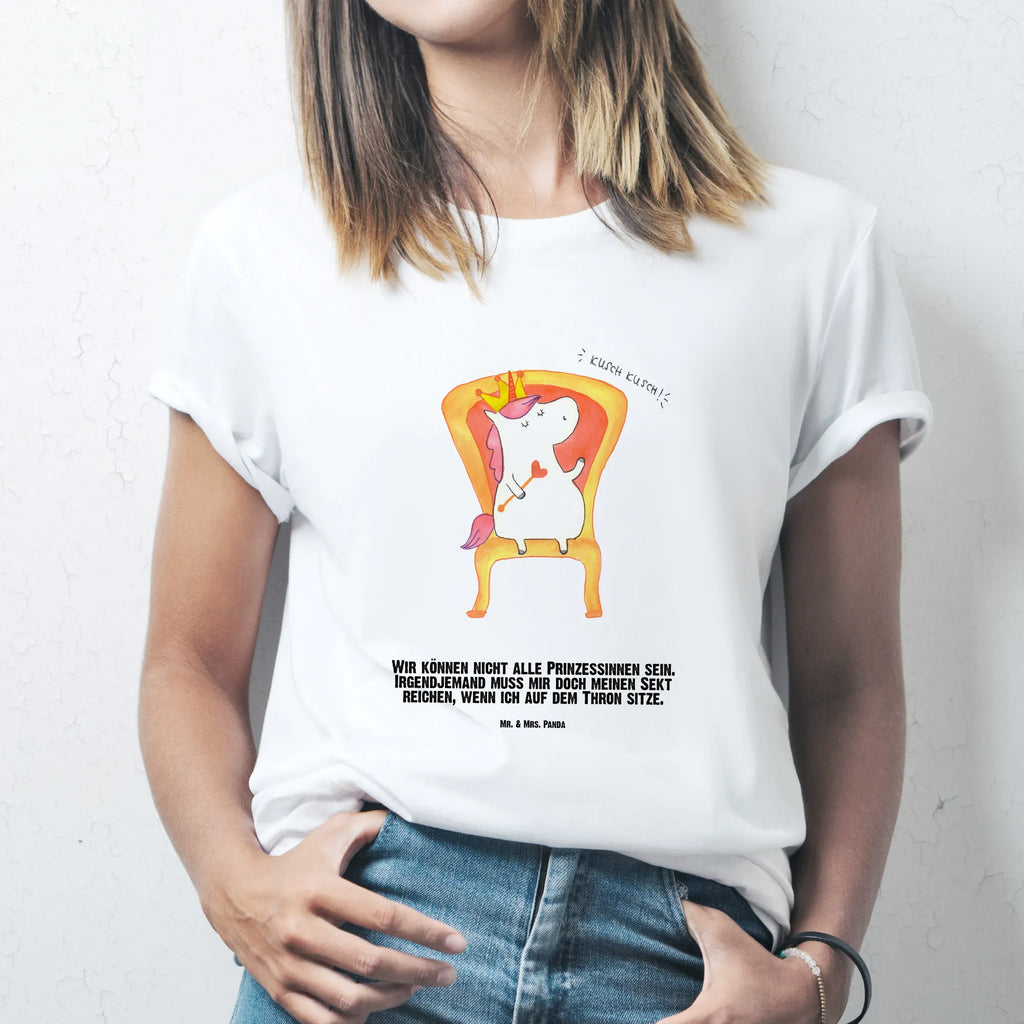 Personalisiertes T-Shirt Einhorn König T-Shirt mit Aufruck, Wunschtext, T-Shirt Personalisiert, T-Shirt mit Namen, Bedrucken, Einhorn Deko, Unicorn, Einhorn, Einhörner, Präsident, Krone, König, Herrscher, Prinzessin, Bundeskanzler, Kaiser