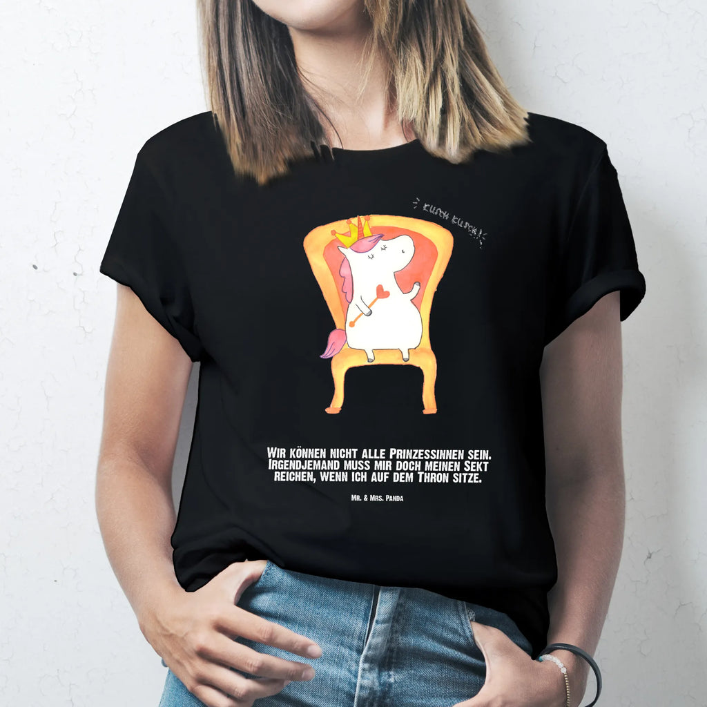Personalisiertes T-Shirt Einhorn König T-Shirt mit Aufruck, Wunschtext, T-Shirt Personalisiert, T-Shirt mit Namen, Bedrucken, Einhorn Deko, Unicorn, Einhorn, Einhörner, Präsident, Krone, König, Herrscher, Prinzessin, Bundeskanzler, Kaiser