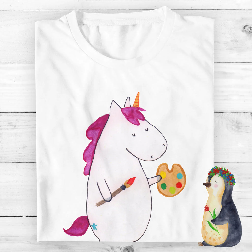 Rozmiar L Personalizowana koszulka Jednorożec Artysta Bedrucken, T-Shirt mit Namen, T-Shirt mit Aufruck, Wunschtext, T-Shirt Personalisiert, Einhorn Deko, Unicorn, Einhorn, Einhörner, Maler, Farbe, Geschenk, Pinsel, Englisch, Artist, Zeichnen, Welt, Malen, Künstler, Stift