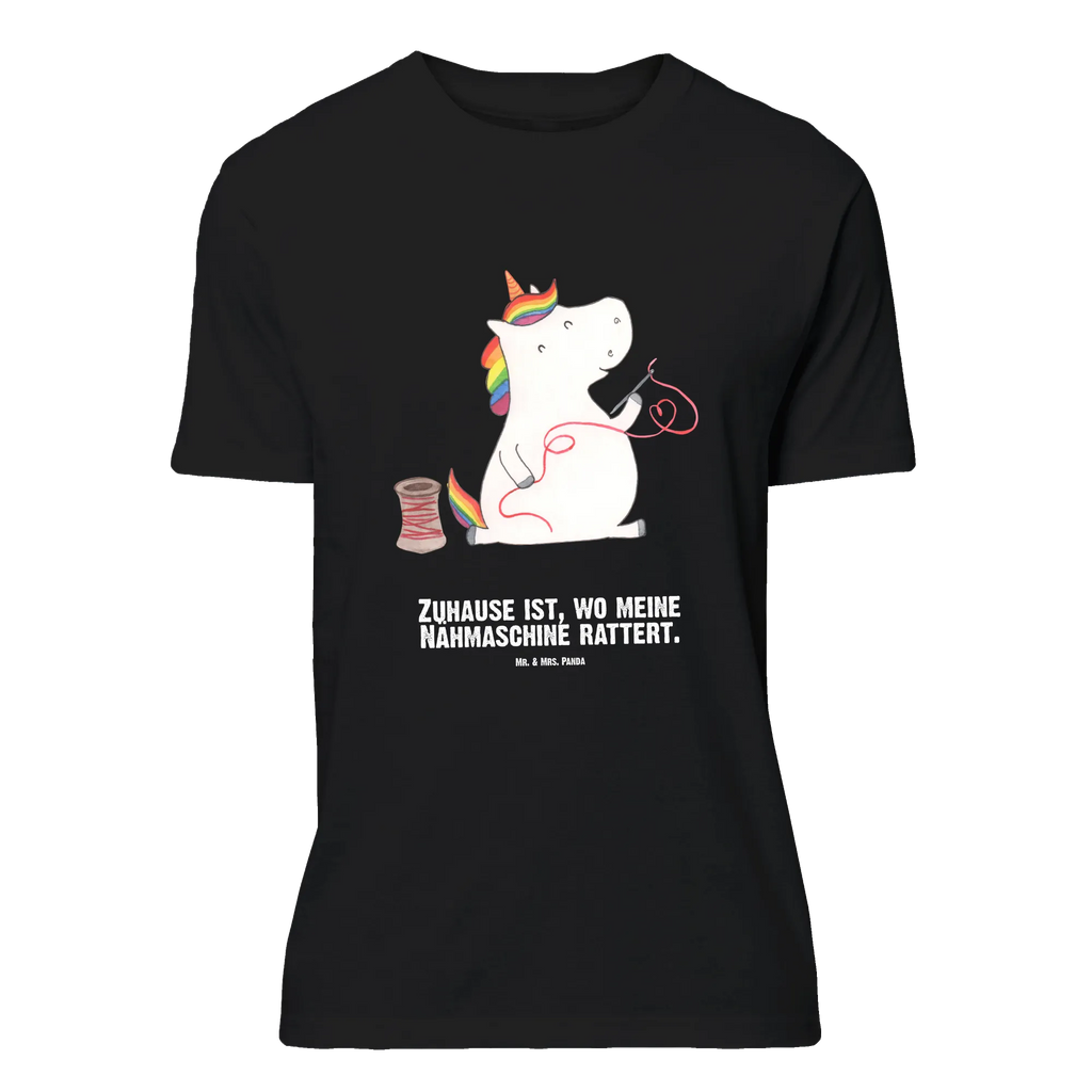 Personalisiertes T-Shirt Einhorn Näherin T-Shirt Personalisiert, Frauen, T-Shirt mit Namen, Männer, Bedrucken, T-Shirt mit Aufruck, Wunschtext, Einhorn, Einhörner, Einhorn Deko, Unicorn, Mädchen, basteln, Häkeln, Nähzimmer, Freundin, nähen, Näherin, Stricken