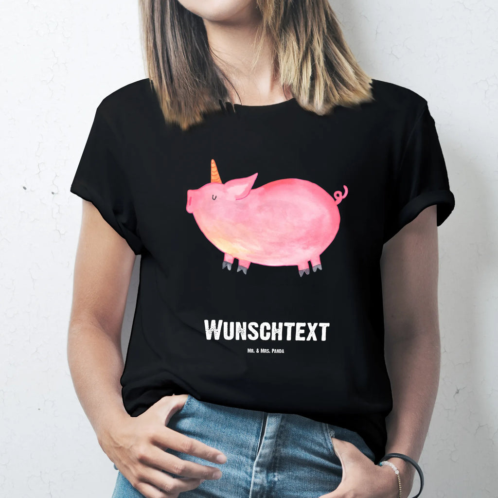 Personalised T-Shirt unicorn Pig Bedrucken, T-Shirt mit Aufruck, T-Shirt mit Namen, Wunschtext, T-Shirt Personalisiert, Einhorn Deko, Unicorn, Einhorn, Einhörner, Piggy, Spruch, Party, Witzig. Lustig, Schwein, Pig, English, Schweinhorn, Bauer, Geschenk, Spaß, Englisch, Funny