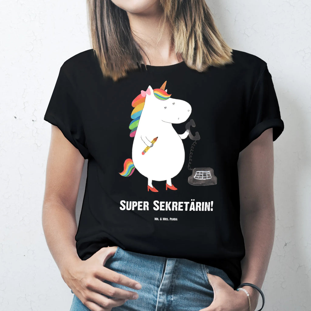 Personalised T-Shirt unicorn secretary T-Shirt Personalisiert, Wunschtext, T-Shirt mit Aufruck, T-Shirt mit Namen, Bedrucken, Einhorn Deko, Unicorn, Einhorn, Einhörner, Steuerbüro, Bürokraft, Büro, Steuerkanzlei, Sekretärin, Rechtsanwältin, Bürohilfe, Rechtsanwaltsgehilfin