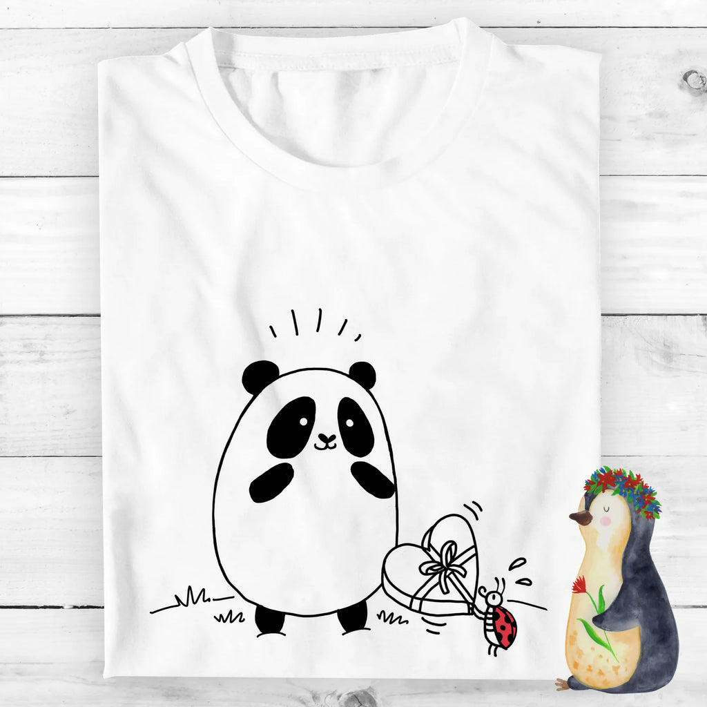 Personalised T-Shirt Panda Thank you T-Shirt Personalisiert, T-Shirt mit Aufruck, T-Shirt mit Namen