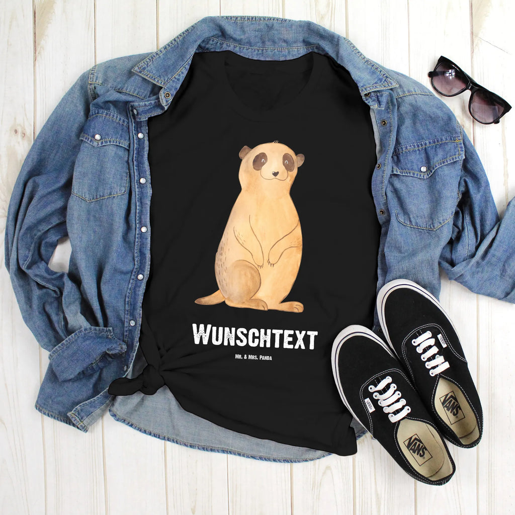 Personalisiertes T-Shirt Erdmännchen T-Shirt Personalisiert, T-Shirt mit Namen, Bedrucken, Wunschtext, T-Shirt mit Aufruck, Wildtiere, Afrika, Spruch, Roadtrip, Reisen, Weltreise, Traveling, Erdmännchen, Afrikareise