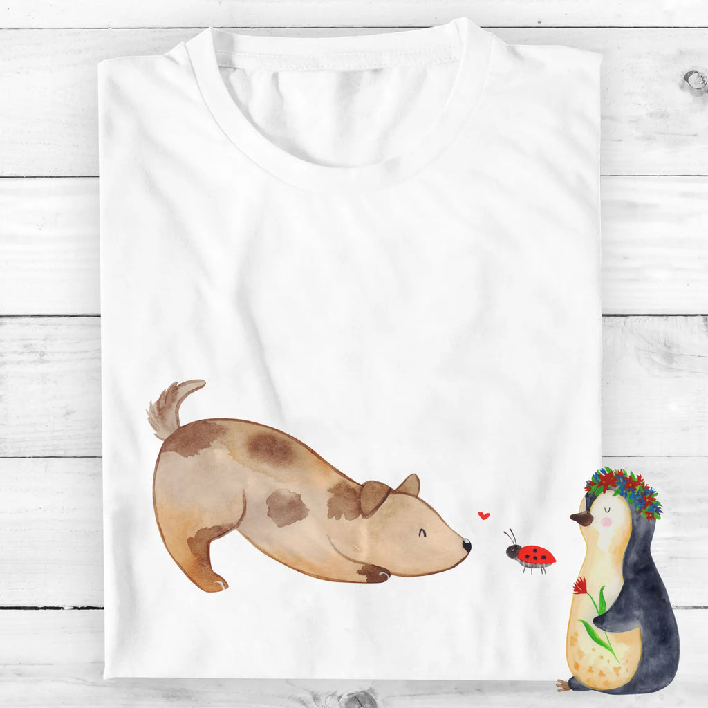 Rozmiar L Personalizowana koszulka pies biedronka T-Shirt mit Namen, Bedrucken, Wunschtext, T-Shirt mit Aufruck, T-Shirt Personalisiert, Hundemotiv, Hund, Haustier, Tierliebhaber, Sprüche, Hunderasse, Hundebesitzer, Marienkäfer, Mischlinghund, Mischling, Hunde, Hundespruch