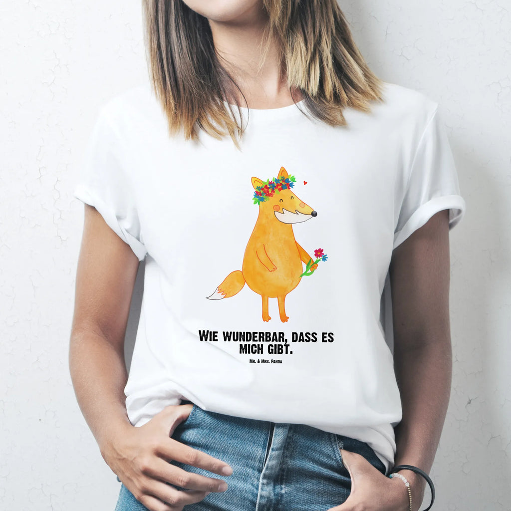 Rozmiar L Personalizowana koszulka lis Kwiaty Wunschtext, T-Shirt mit Namen, T-Shirt mit Aufruck, Bedrucken, Frauen, T-Shirt Personalisiert, Männer, Fuchs, Freude, Motivation, Freundinnen, Liebesbeweis, Blumenmädchen, Blumen, mich, Selbstliebe, Fox, Liebe, Fuchsmädchen, Blume, Füchse, ich, Freundin