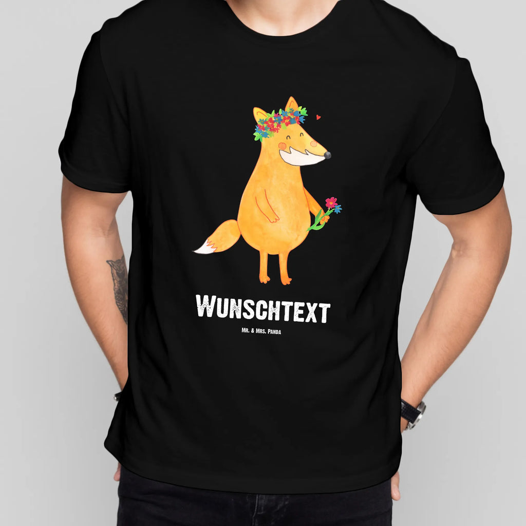 Rozmiar L Personalizowana koszulka lis Kwiaty Wunschtext, T-Shirt mit Namen, T-Shirt mit Aufruck, Bedrucken, Frauen, T-Shirt Personalisiert, Männer, Fuchs, Freude, Motivation, Freundinnen, Liebesbeweis, Blumenmädchen, Blumen, mich, Selbstliebe, Fox, Liebe, Fuchsmädchen, Blume, Füchse, ich, Freundin