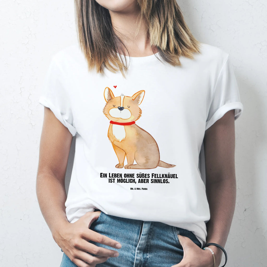 Rozmiar L Personalizowana koszulka Pies szczęście T-Shirt mit Aufruck, T-Shirt mit Namen, Wunschtext, Bedrucken, T-Shirt Personalisiert, Hundemotiv, Hund, Haustier, Tierliebhaber, Sprüche, Hunderasse, Hundebesitzer, Hundeliebe, Spruch, Hundemama, Corgie, Liebe